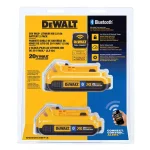 DEWALT 20V MAX Compact Lithium-Ion 2.0Ah Battery Pack with Bluetooth Connectivity (2-Pack) thumbnail 3