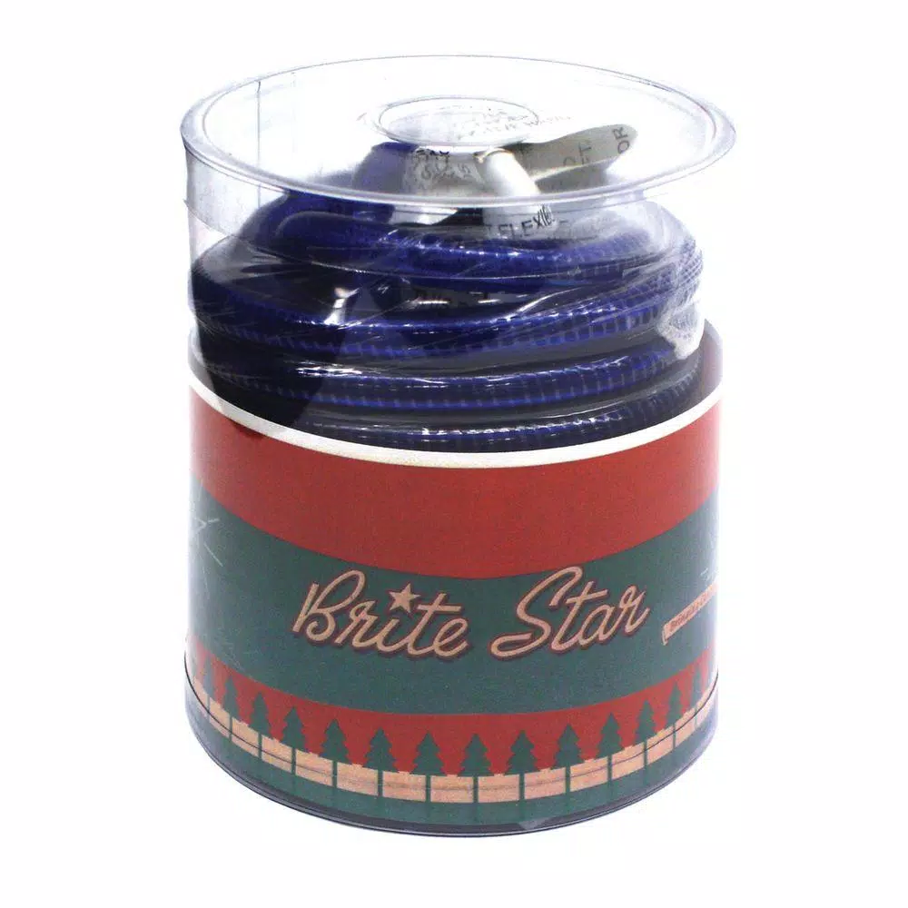 Brite Star 18 ft. Blue Mini Rope Light, 50 Clear Incandescent Lights, Indoor/Outdoor