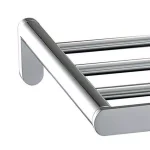 MODONA 24 in. Oval Polished Chrome Towel Rack thumbnail 1