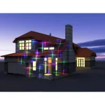 LEDMALL 3-in-1 RGB Outdoor Laser Projector, 18 Moving Patterns for Christmas, Halloween & Garden Decor thumbnail 6