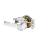 Global Door Controls Eiffel Style Commercial Passage Lever, ANSI Grade 2, Brushed Chrome thumbnail 1
