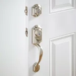 Kwikset Montara Keyed Entry Handleset with Single Cylinder Deadbolt, Satin Nickel thumbnail 4