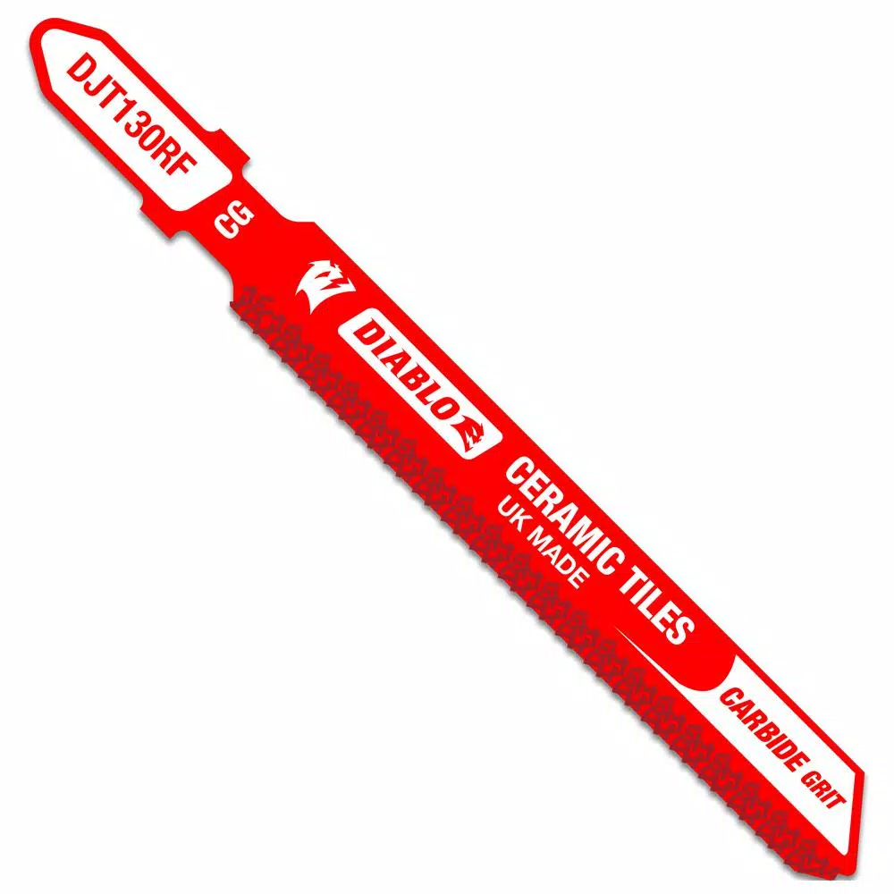 Diablo 3 in. Carbide Grit Ceramic Tile Jigsaw Blade, T-Shank