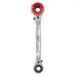 Milwaukee Lineman's 5-in-1 Ratcheting Wrench, Forged Steel, Multi-Size thumbnail 3