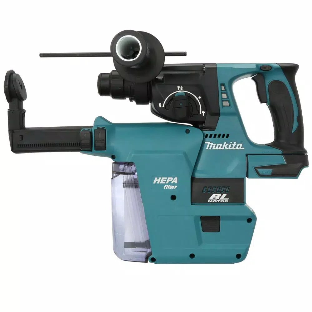Makita 18V LXT Brushless SDS-Plus 1 in. Rotary Hammer with HEPA Dust Extraction (Tool Only)