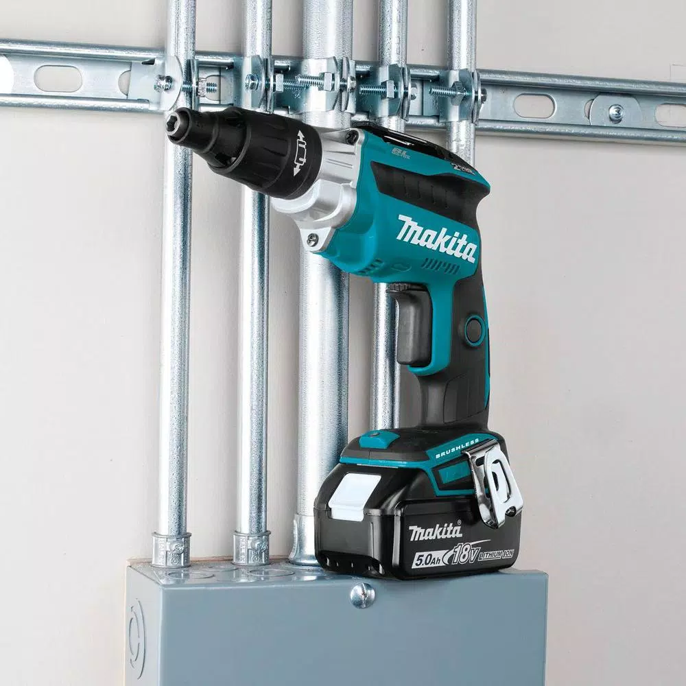Makita 18V LXT Brushless Cordless 2500 RPM Screwdriver Kit with 5.0 Ah Battery