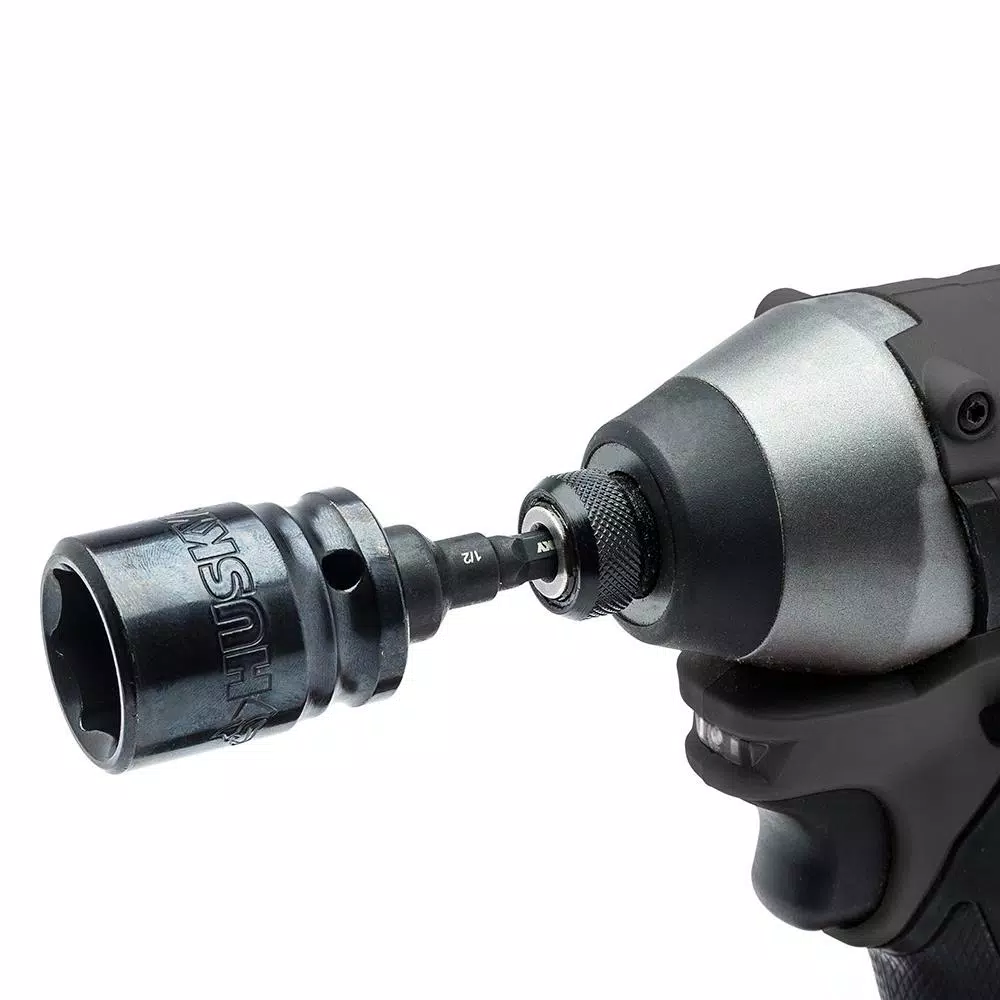 Husky 3-Piece 1/4 in. Drive Impact Socket Adapter Set