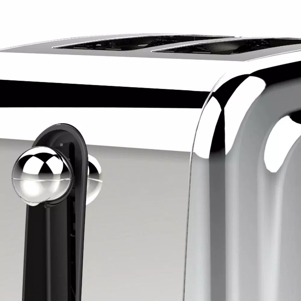Brentwood Appliances 2-Slice Extra-Wide Slot Silver Toaster