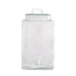 Gibson Home Jewelite 320 oz. Clear Glass Beverage Dispenser with Silver Spigot thumbnail 1