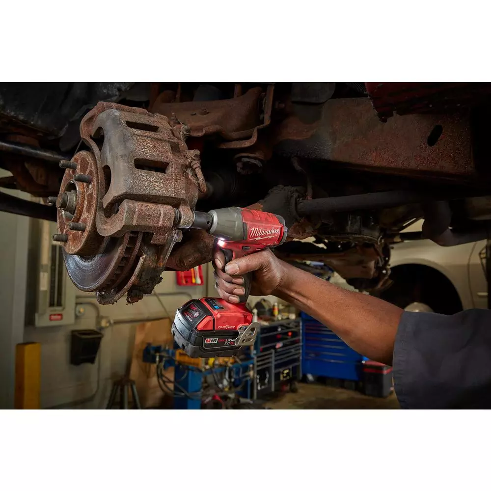 Milwaukee M18 FUEL 1/2 in. Compact Impact Wrench with Pin Detent, ONE-KEY, Brushless, Tool-Only