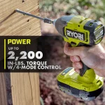 RYOBI ONE+ HP 18V Brushless 1/4 in. 3-Speed Impact Driver (Tool Only) thumbnail 5
