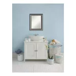 Amanti Art Quicksilver 24 x 18 in. Rectangular Beveled Edge Bathroom Vanity Mirror, Metallic Silver thumbnail 5