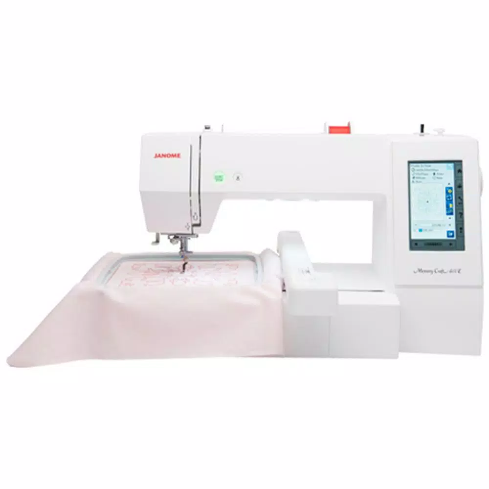 Janome Memory Craft 400e Embroidery Machine with 160 Built-in Designs