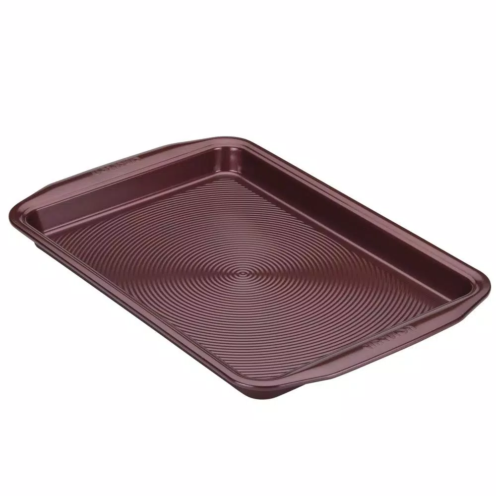 Circulon Nonstick Bakeware Cookie Pan, 10-Inch x 15-Inch, Merlot