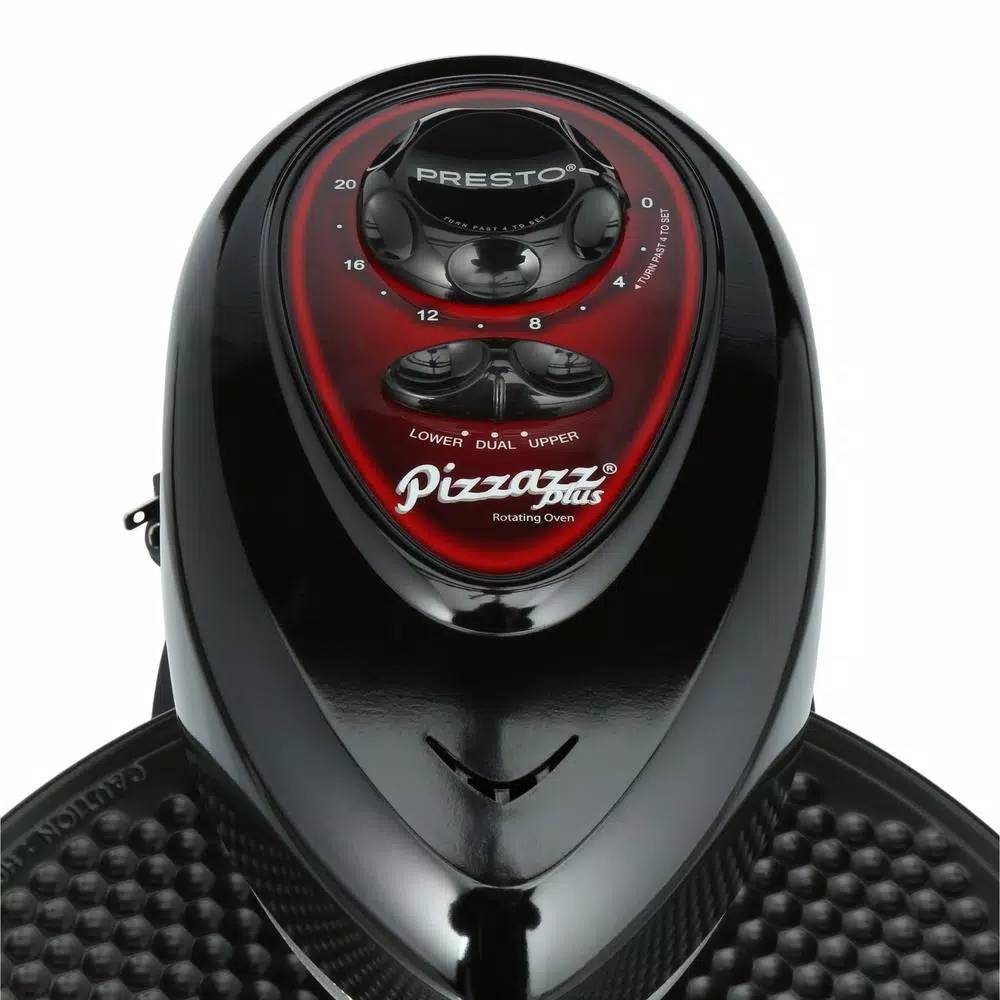 Presto Pizzazz Plus Rotating Pizza Oven, 1235W Countertop Oven with Built-In Timer