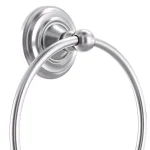 Glacier Bay Tennyson 3-Piece Chrome Bath Hardware Set with 18 in. Towel Bar, Towel Ring, and Toilet Paper Holder thumbnail 5