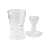 Mind Reader 128 oz. Clear Beverage Dispenser with Fruit Infuser and Ice Cone Holder thumbnail 5