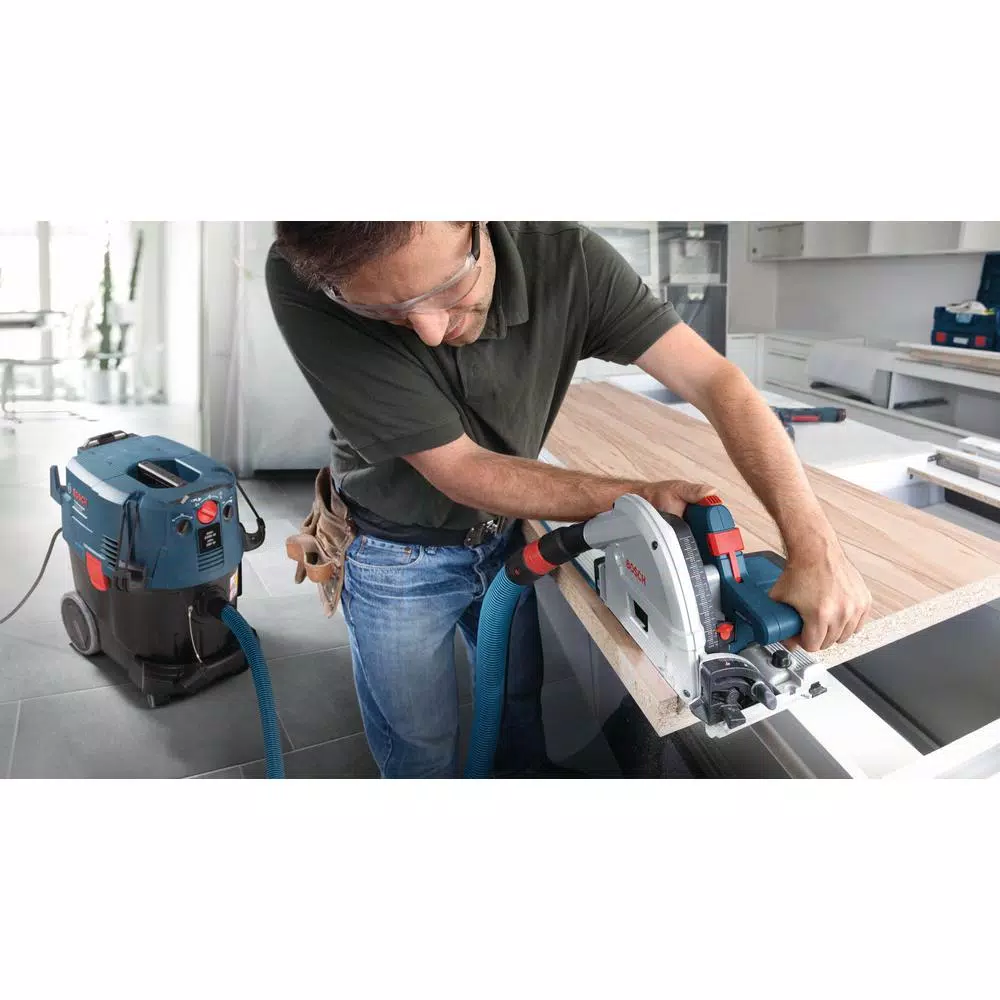 Bosch GKT13-225 6-1/2 in. 13 Amp Corded Plunge Track Saw with L-BOXX Case