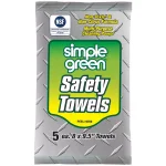 Simple Green Safety Towels, Heavy-Duty Multi-Purpose Cleaning Wipes, 50 Count Case thumbnail 1