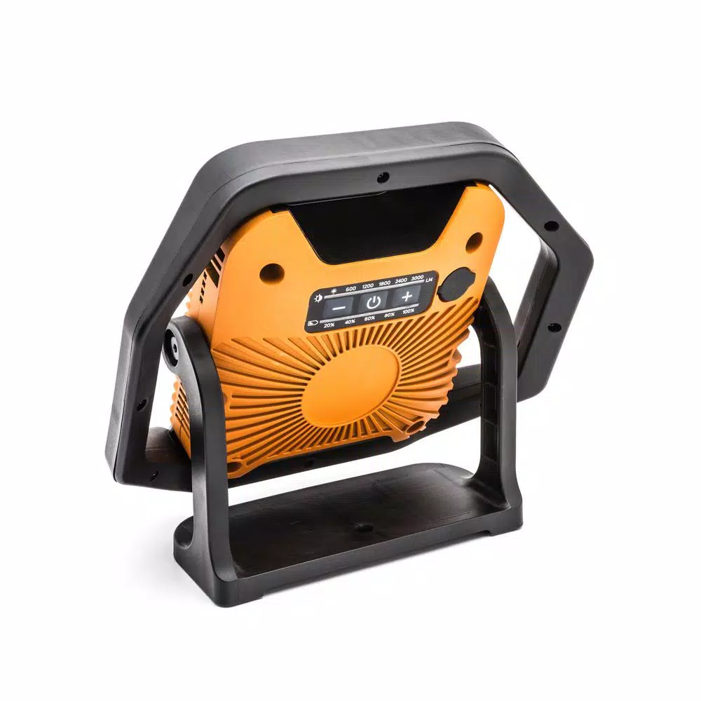 GEARWRENCH 3000 Lumen Rechargeable LED Area Light with AC Adapter