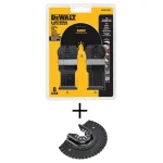 DEWALT 8-Piece Oscillating Multi-Tool Blade Set with Carbide Grout Removal Blade thumbnail 1