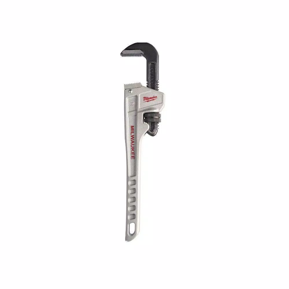 Milwaukee 14 in. and 18 in. Aluminum Pipe Wrench Set (2-Piece)