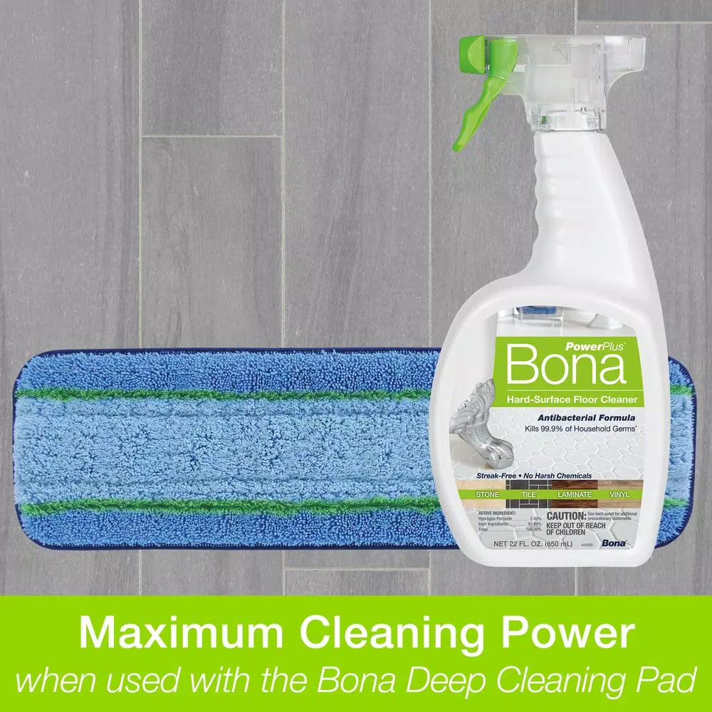 Bona PowerPlus Antibacterial Hard-Surface Floor Cleaner, 32 oz.