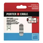 Porter-Cable 3/8 in. x 1/2 in. Glue Collated Crown Staples, 1250-Pack thumbnail 1