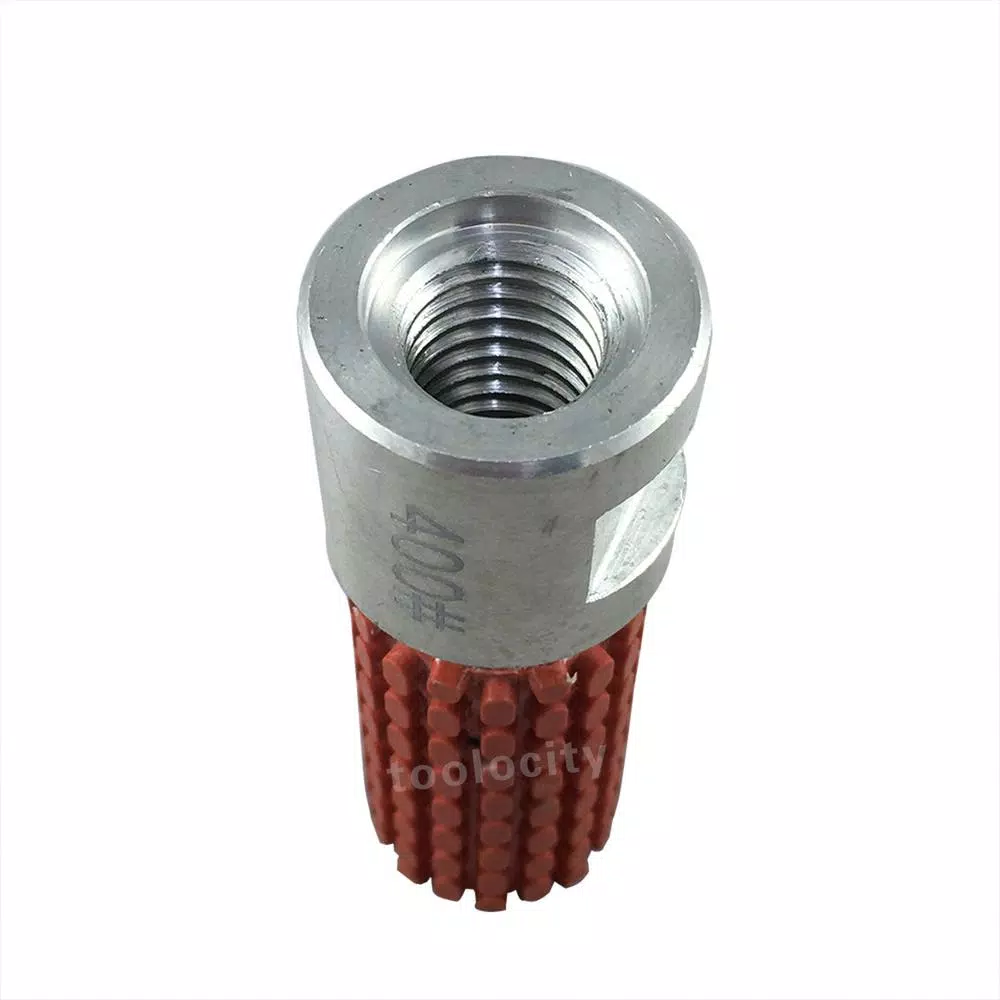 Toolocity 1 in. Wet Diamond Polishing Drum Wheel, 400-Grit, 5/8-11 Thread
