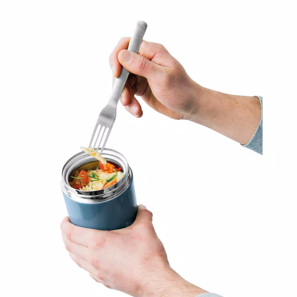 BergHOFF Leo .79 Qt. Blue Leak-Proof Stainless Steel Food Container
