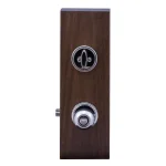 Copper Creek Soft Contemporary Polished Stainless Steel Entry Door Knob and Deadbolt Combo Set thumbnail 4