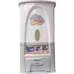 Tayama Rice Dispenser 55 lbs. Capacity White Dry Food Storage Container thumbnail 6