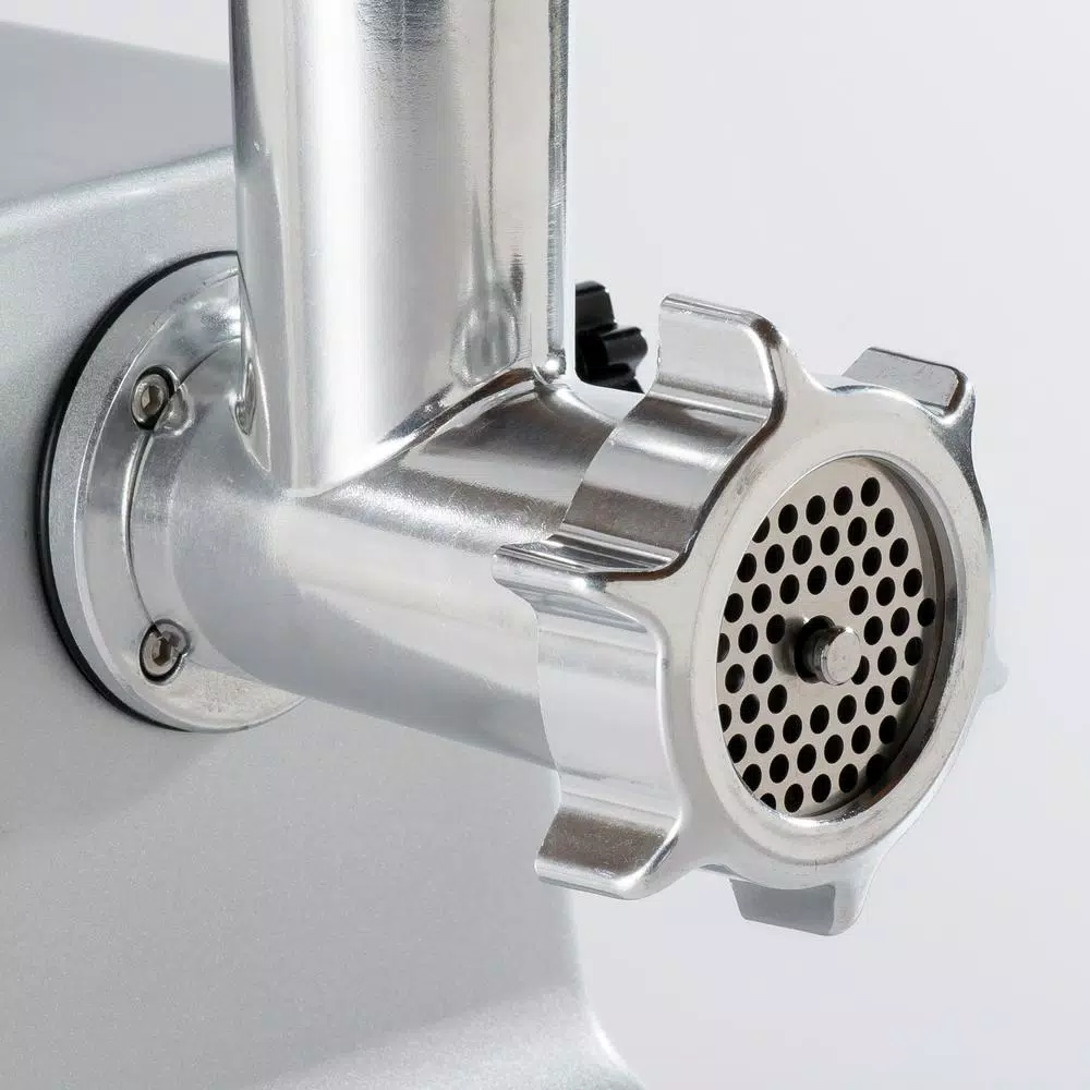 LEM Mighty Bite #8 Electric Meat Grinder with 500W Motor, Aluminum Housing & 3 Stuffing Tubes
