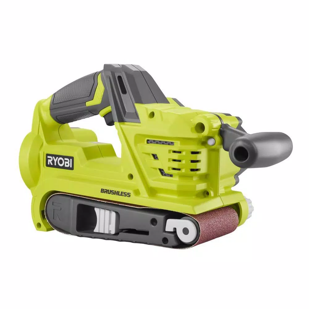 RYOBI 18V ONE+ Brushless Belt Sander and Corner Cat Finish Sander Combo Kit (Tools Only)