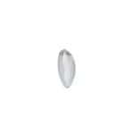 LITTON LANE Modern Reflections 36 in. Polished Silver Aluminum Canoe-Shaped Decorative Bowled Tray thumbnail 2