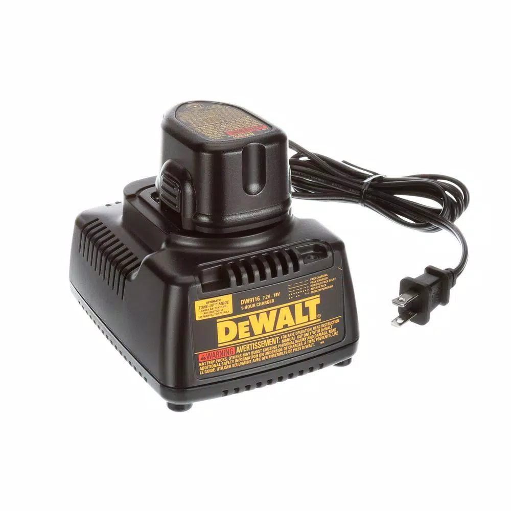 DEWALT 7.2V Ni-Cd Cordless 2-Position Screwdriver Kit with (2) 1.7Ah Batteries, Charger, and Case