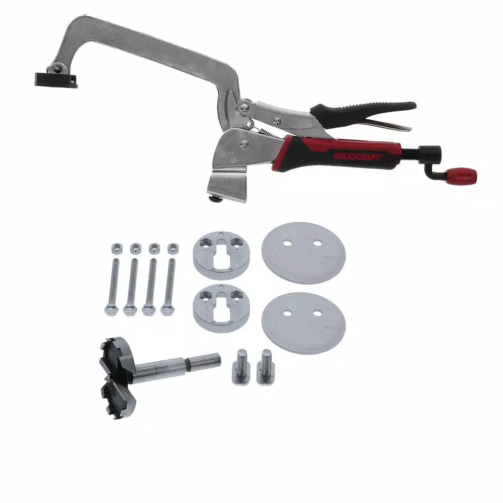 Milescraft 6 in. Bench Clamp and Attachment Set with ClampAnchor Set