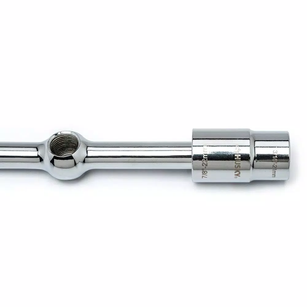 Husky Universal Lug Nut Wrench Set, 4-Piece, 1/2 in. Drive, SAE and Metric