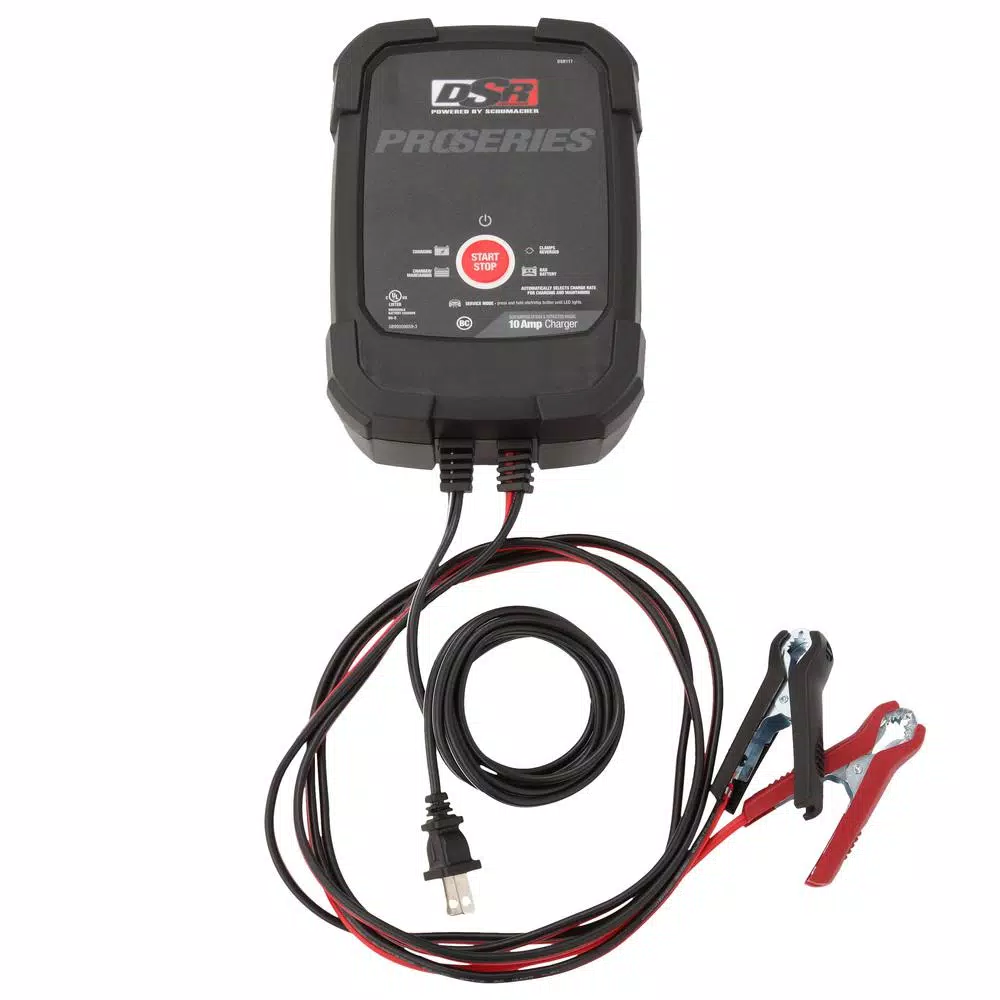 Schumacher Proseries DSR117 10 Amp 12V Rapid Battery Charger with Service Mode