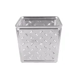 Spectrum Macklin Medium Metal Storage Basket, Zinc Plated Steel with Label Plate thumbnail 5