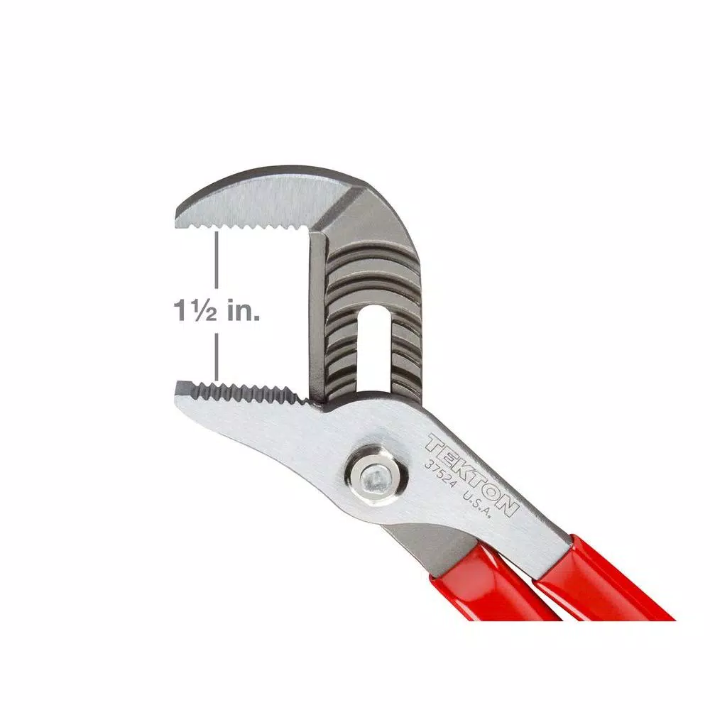 TEKTON 10 in. Groove Joint Pliers with 1-1/2 in. Jaw Capacity