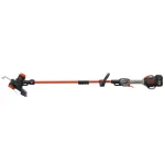 BLACK+DECKER 60V MAX Cordless Handheld Leaf Blower (400 CFM, 100 MPH) with Bonus 2-in-1 String Trimmer and Edger thumbnail 14