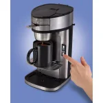 Hamilton Beach The Scoop Single-Serve Stainless Steel Coffee Maker with Built-In Mesh Filter thumbnail 4