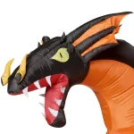 Gemmy 7.5 ft. Fire and Ice Two-Headed Dragon Halloween Inflatable with Animated Projection thumbnail 4
