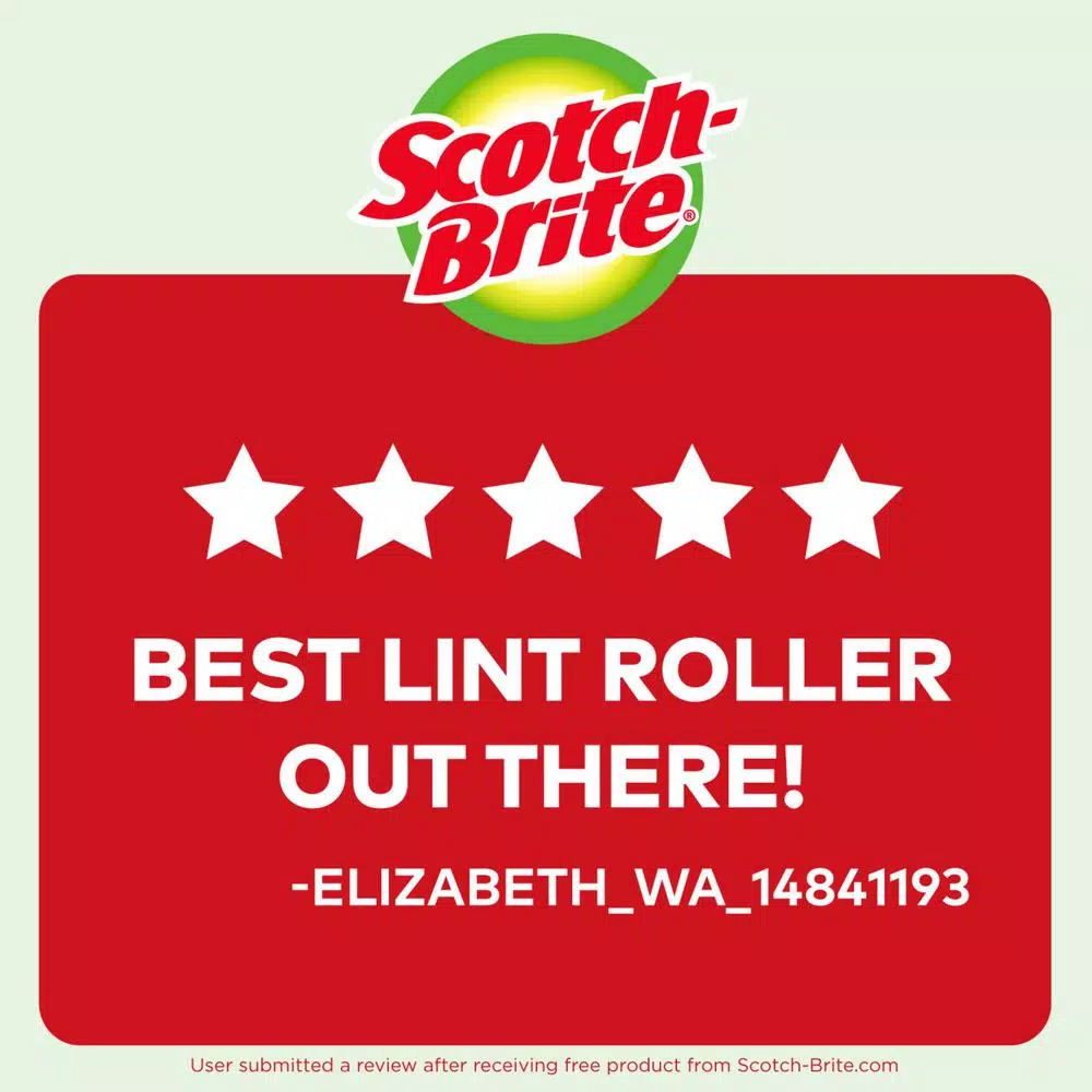 Scotch-Brite Scotch Brite Lint Roller Twin Pack - 12 Rollers with Scotch Brand Adhesive