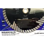Whirlwind USA 7 in. Turbo Segmented Diamond Saw Blade for Granite, Marble, and Concrete thumbnail 4
