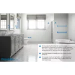 Franklin Brass Maxted 5-Piece Polished Chrome Bath Hardware Accessory Set thumbnail 12
