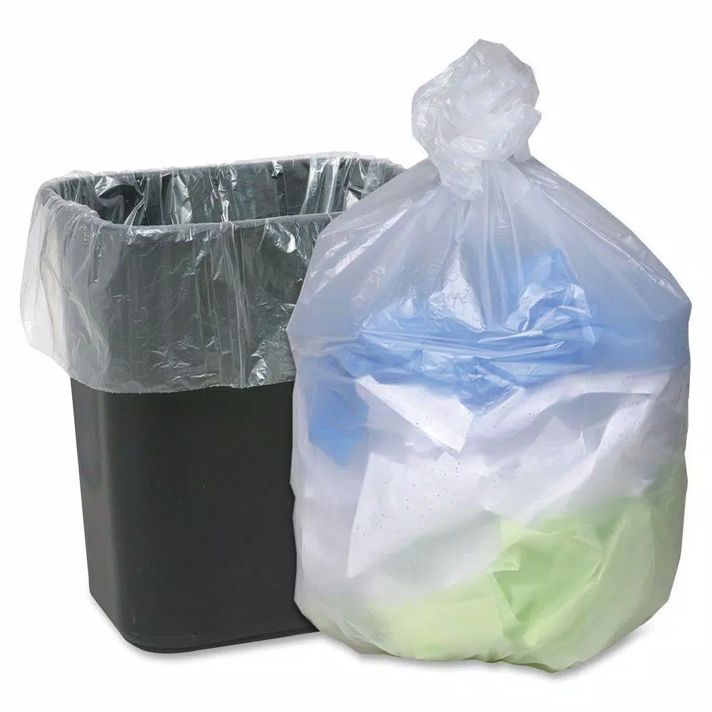 Genuine Joe 10 Gal. Economy High-Density Can Liners, 1000-Count