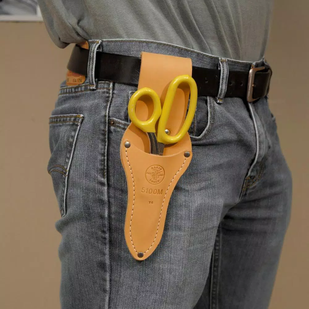 Klein Tools All-Purpose Electrician's Scissors with Serrated High Carbon Steel Blades