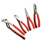 SUNEX TOOLS Sunex 3609V 4-Piece Multi-Purpose Pliers Set with Roll Pouch, Cr-V Steel thumbnail 1